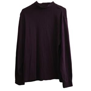 Lands’ End Purple Turtleneck sweater Size Large